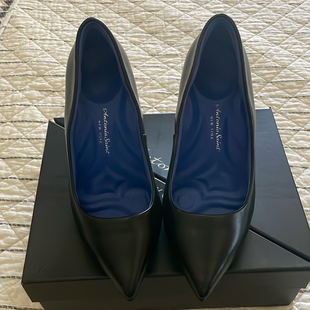 Antonia Saint NY Black Heels- size 8